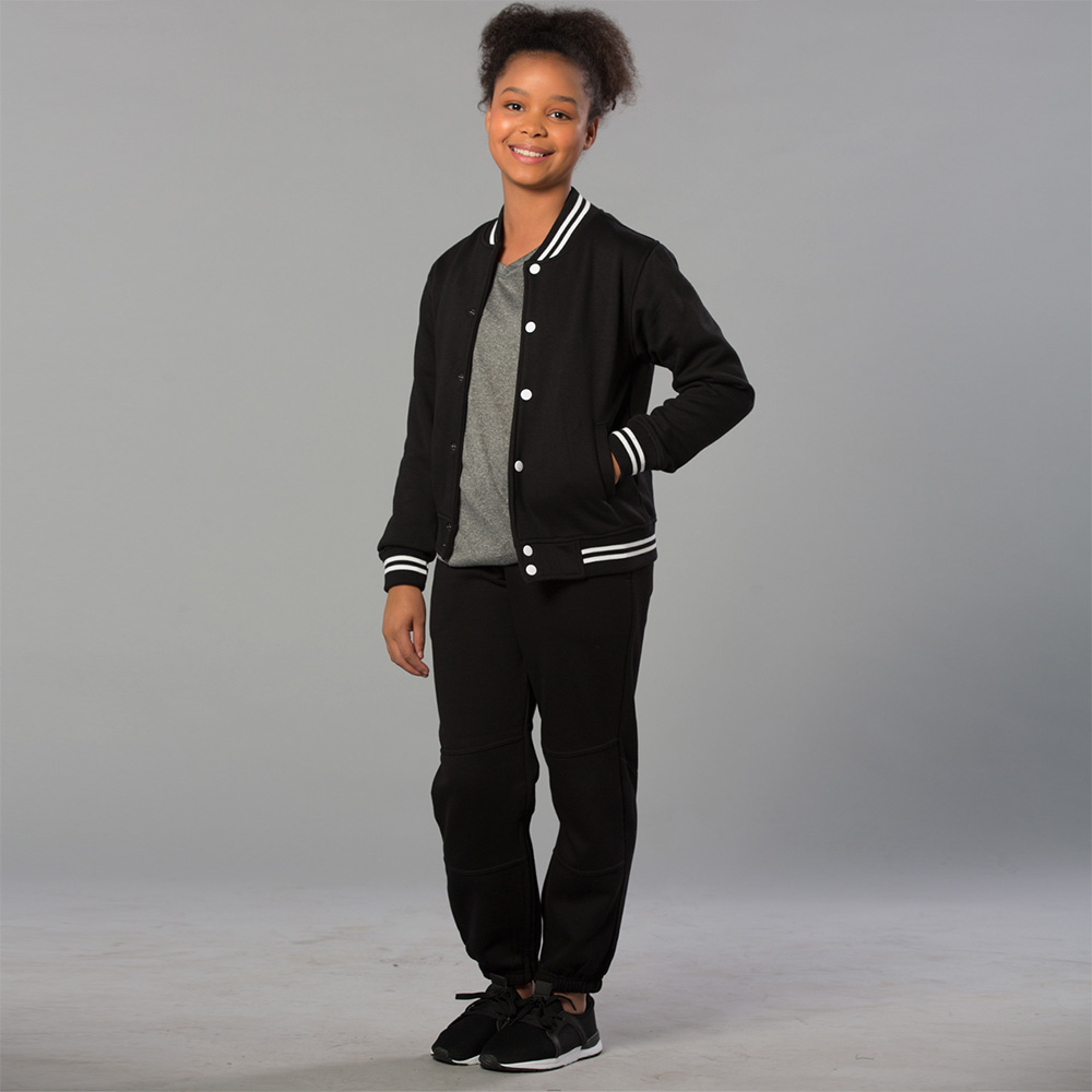 Kids' Traditional Fleece Track Pants  With Zip