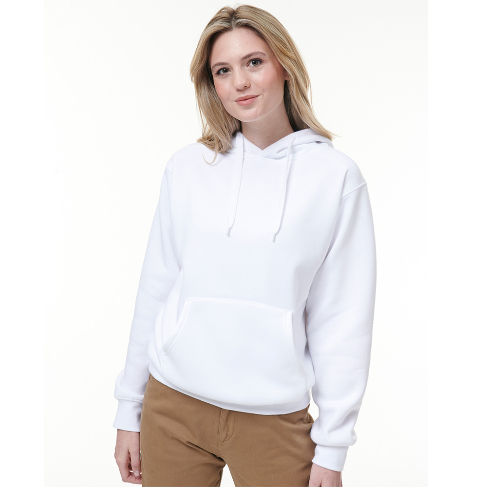 Unisex Close Front Fleece Hoodie