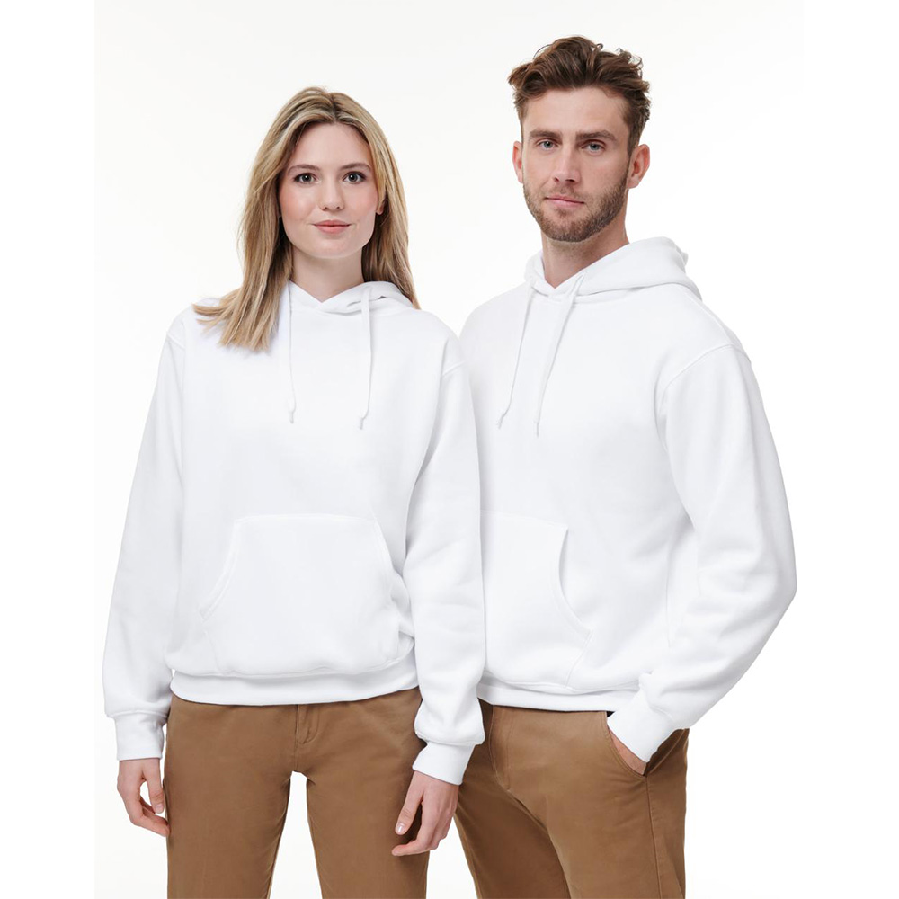 Unisex Close Front Fleece Hoodie