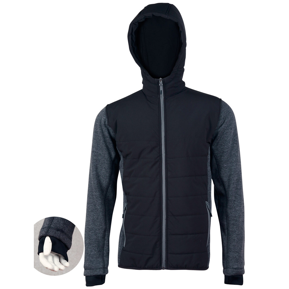 Men's Bonded Coral Fleece with Polyester Trim Jacket