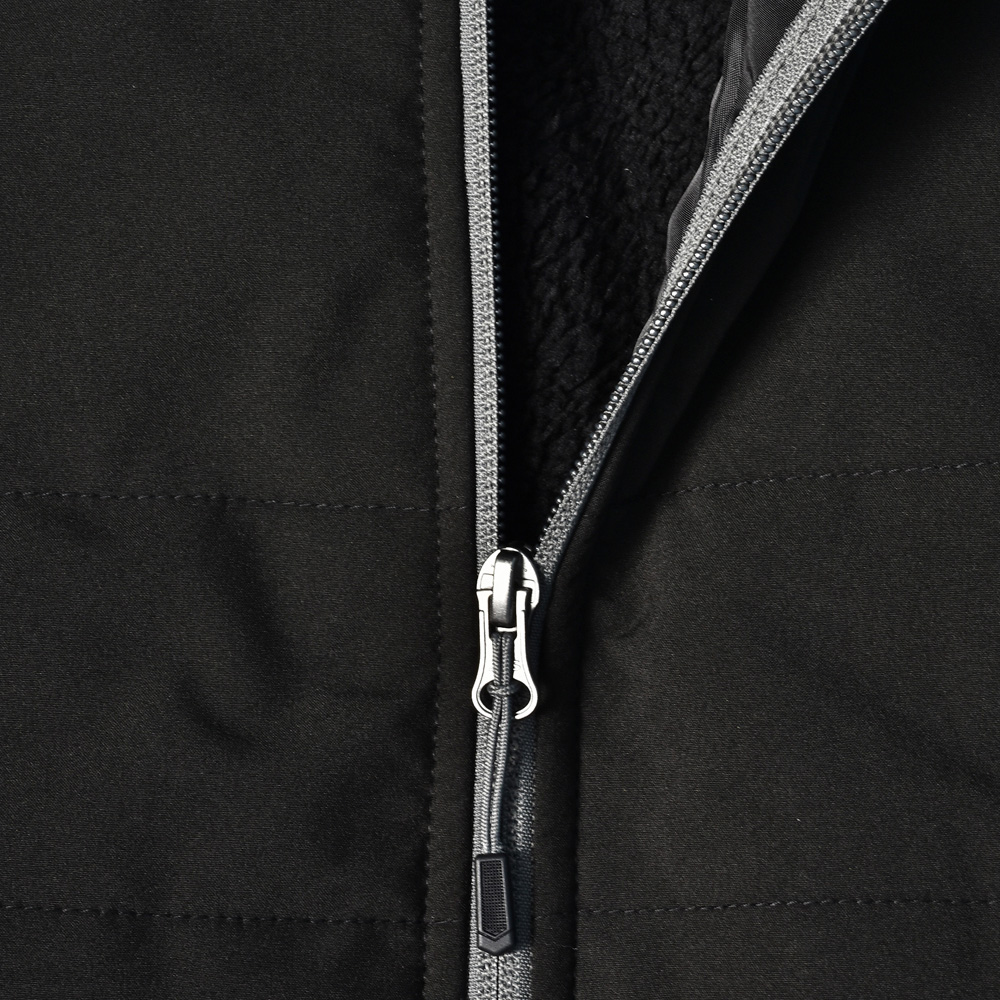 Ladies' Bonded Coral Fleece with Polyester Trim Jacket