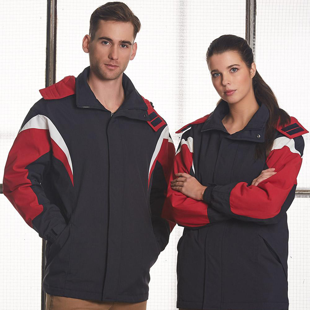 Unisex Tri-Colour Jacket With Hood