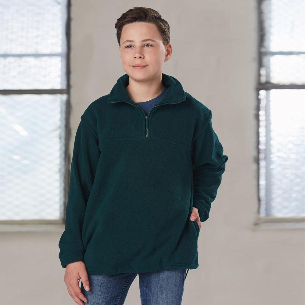 Kids' Half Zip Polar Fleece Pullover