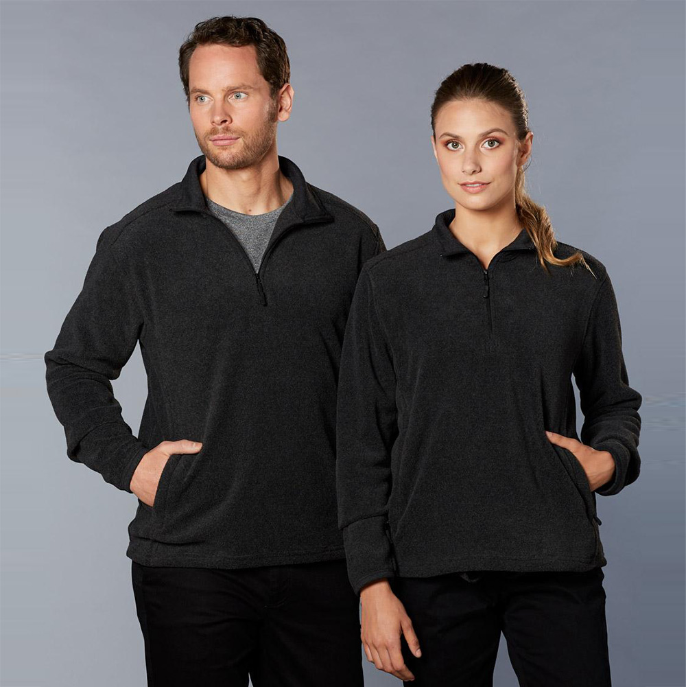 Unisex Polar Fleece Half-Zip Pullover