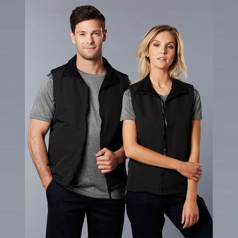 Unisex Nylon/Polar Fleece Reversible Vest