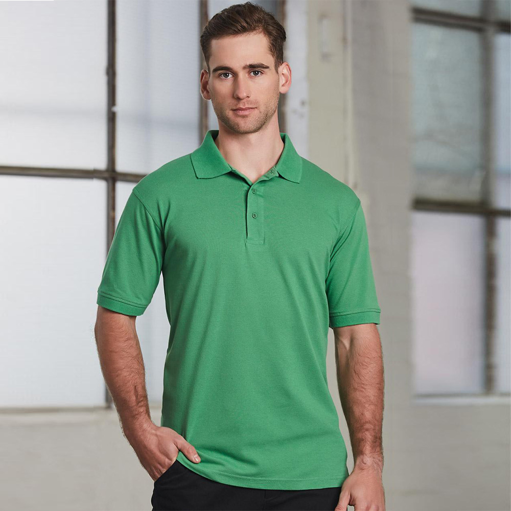 Men's Cotton Stretch Pique Short Sleeve Polo