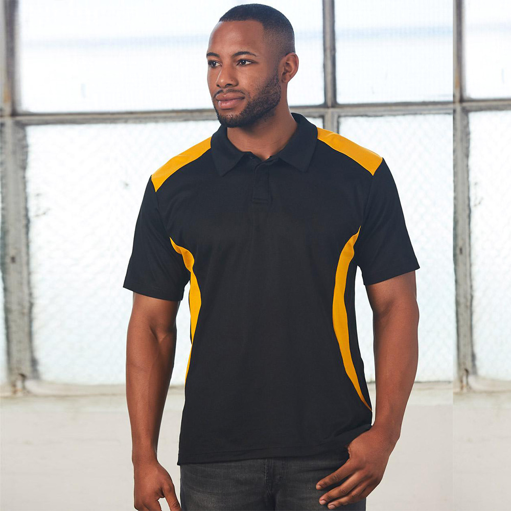 Men's Contrast Short Sleeve Polo