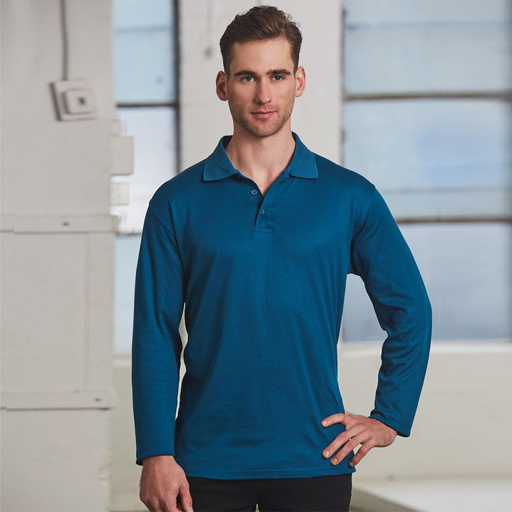 Men's Victory Plus Long Sleeve Polo