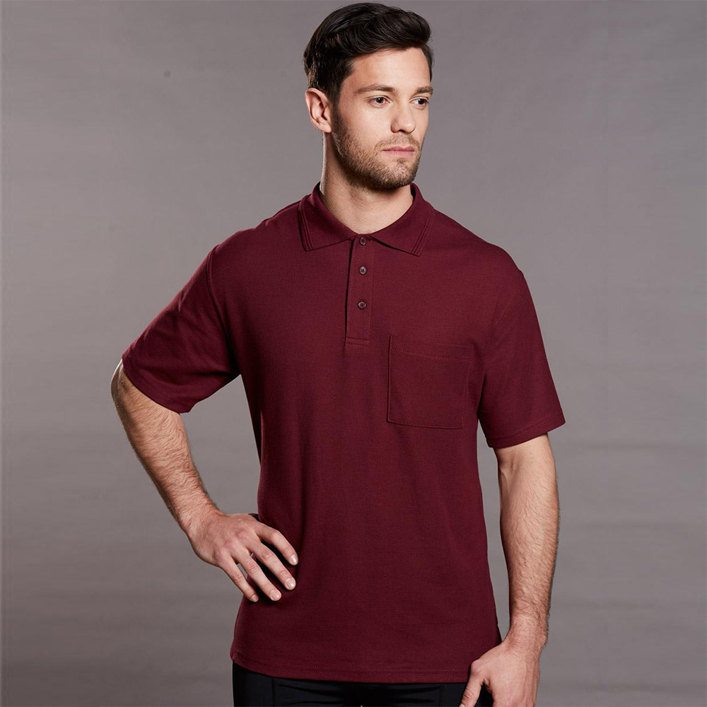 Unisex Poly/cotton Pique Pocket Short Sleeve Polo