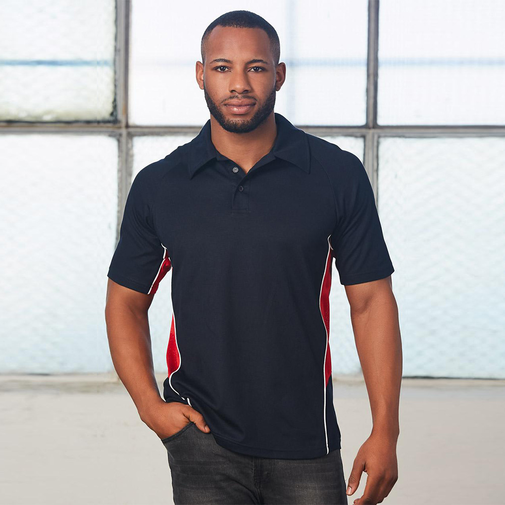 Men's Tri-colour Short Sleeve Polo