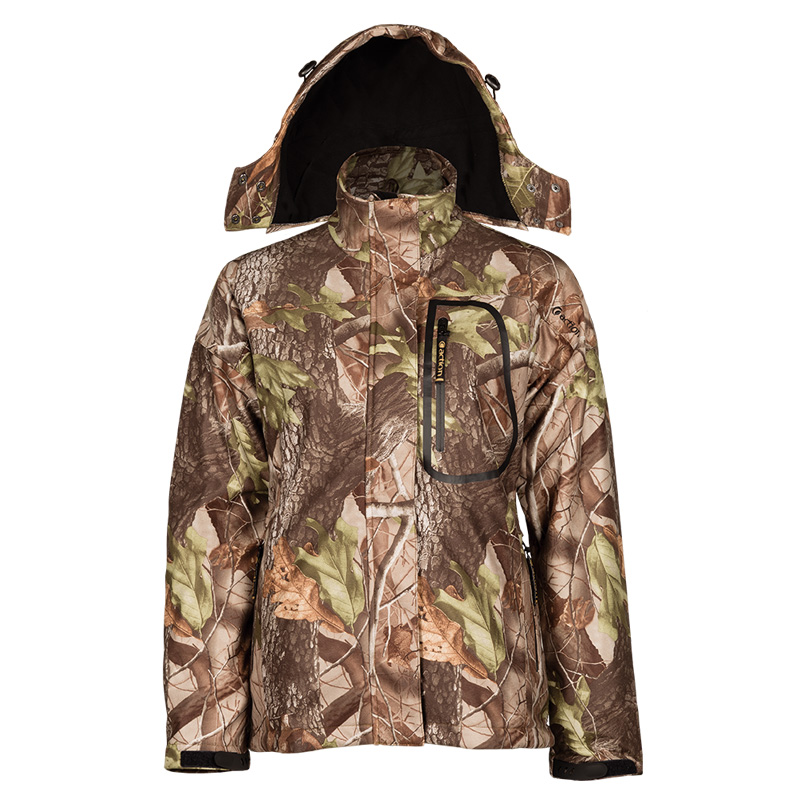 3-In-1 Waterproof Woman Softshell Camo Hunting Jacket