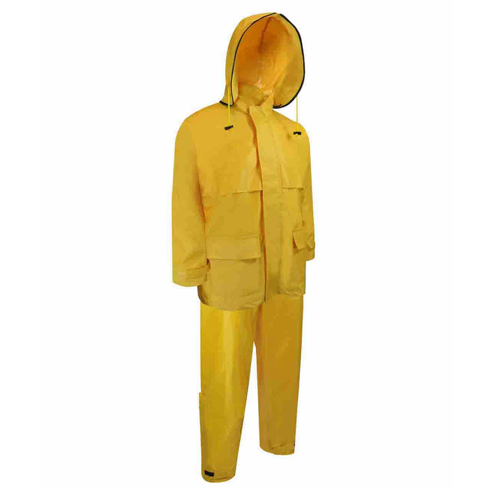 Nylon Breathable Waterproof Windproof RainSuit with Bib Pants