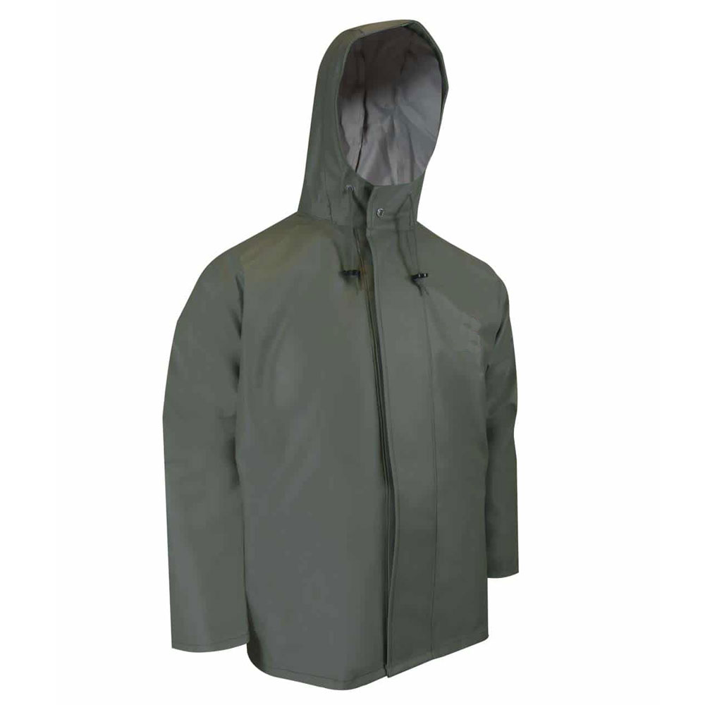 P.V.C / Polyester Lightweight Comfortable Waterproof Windproof Rain Jacket