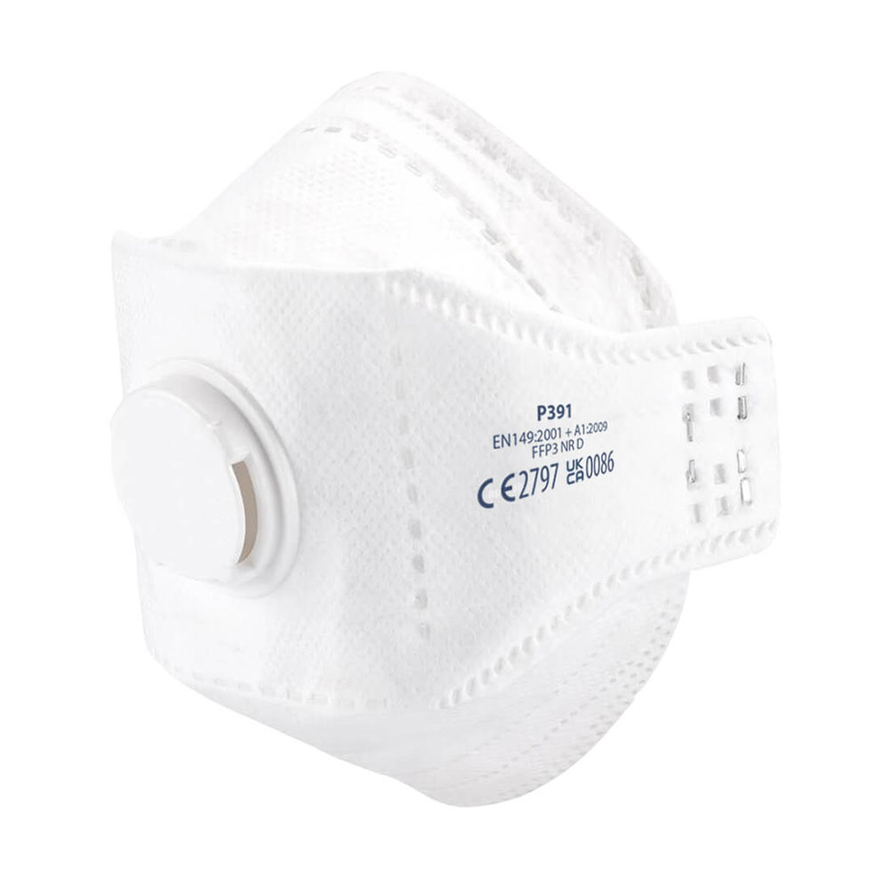 Eagle Style Valved Dolomite Fold Respirator  FFP3