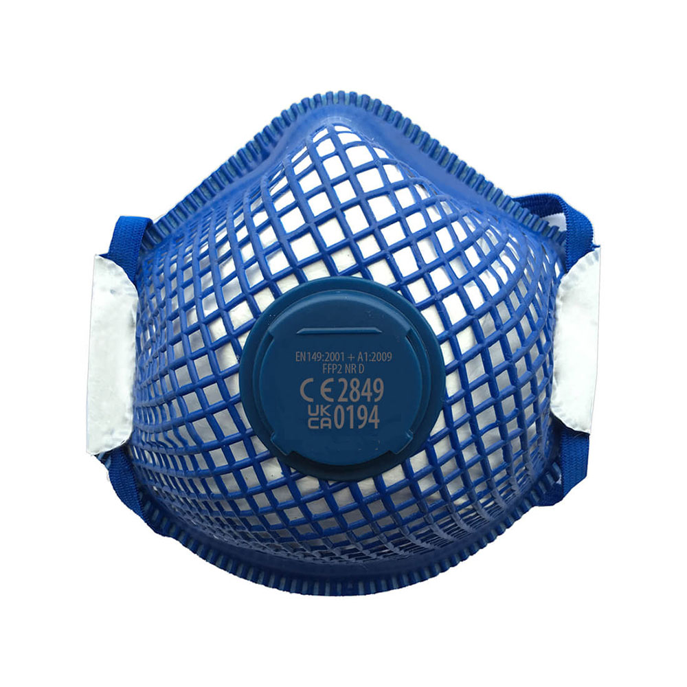 Ergonomic Valved Dolomite Respirator FFP2