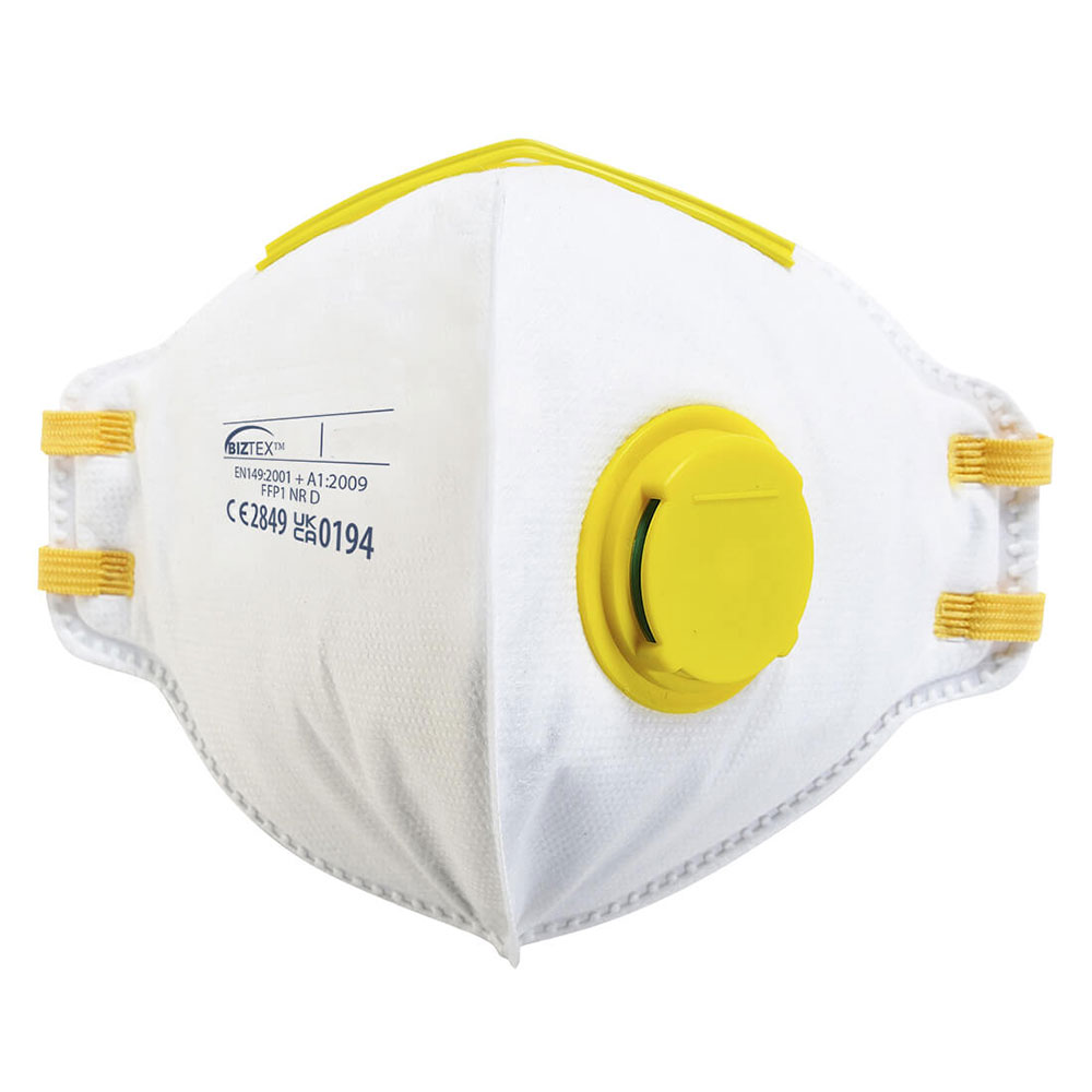 FFP1 Valved Dolomite Fold Flat Respirator