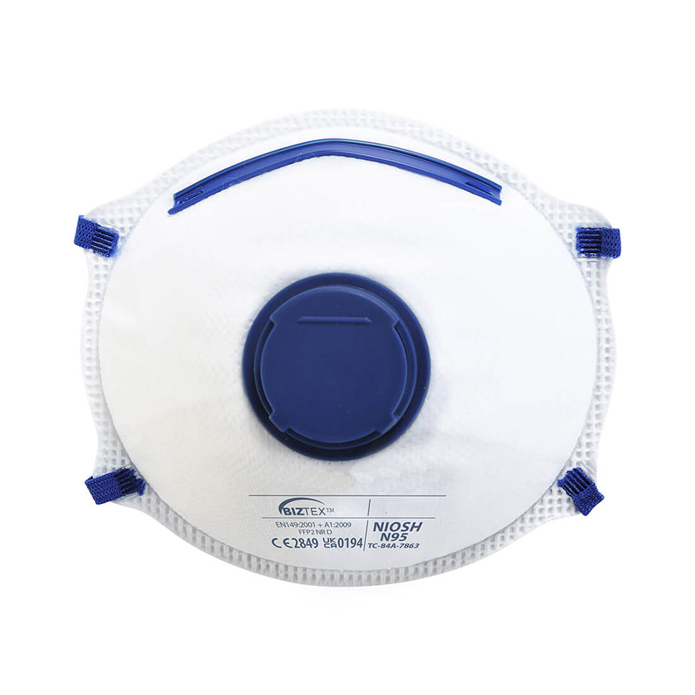 FFP2 Valved Dolomite Cup Respirator