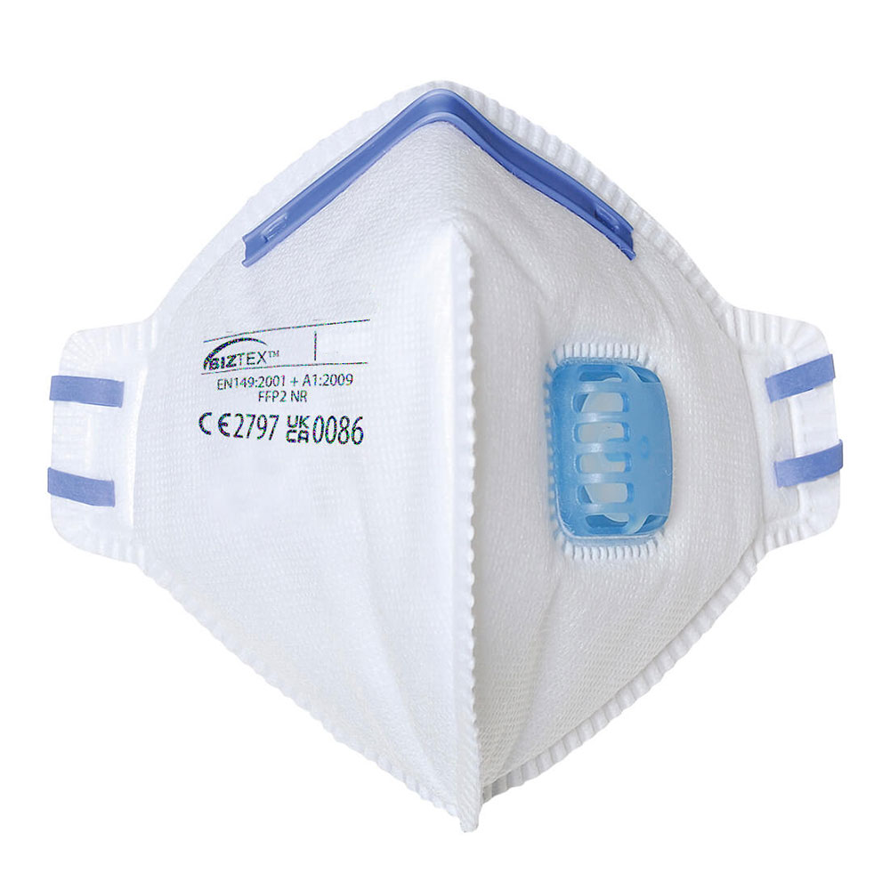 FFP2 Comfortable Breathable Valved Fold Flat Respirator