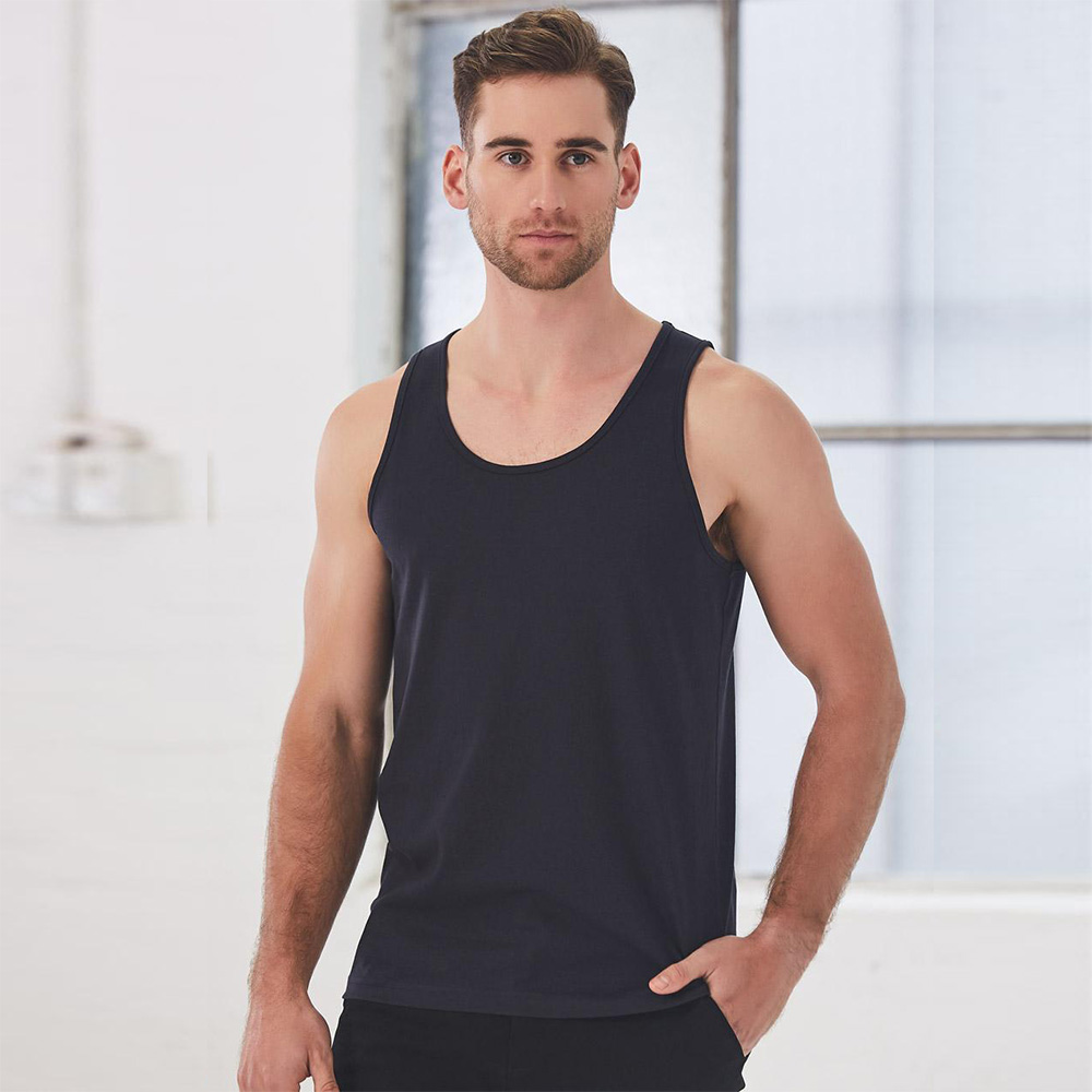 Men's 100% Cotton Trainer's Singlet