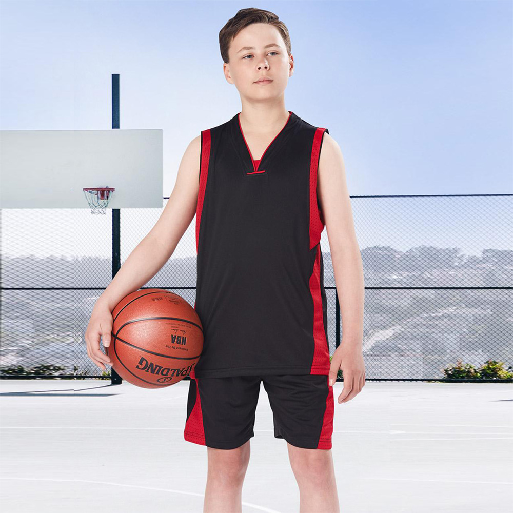 Kids' Contrast Basketball Singlet