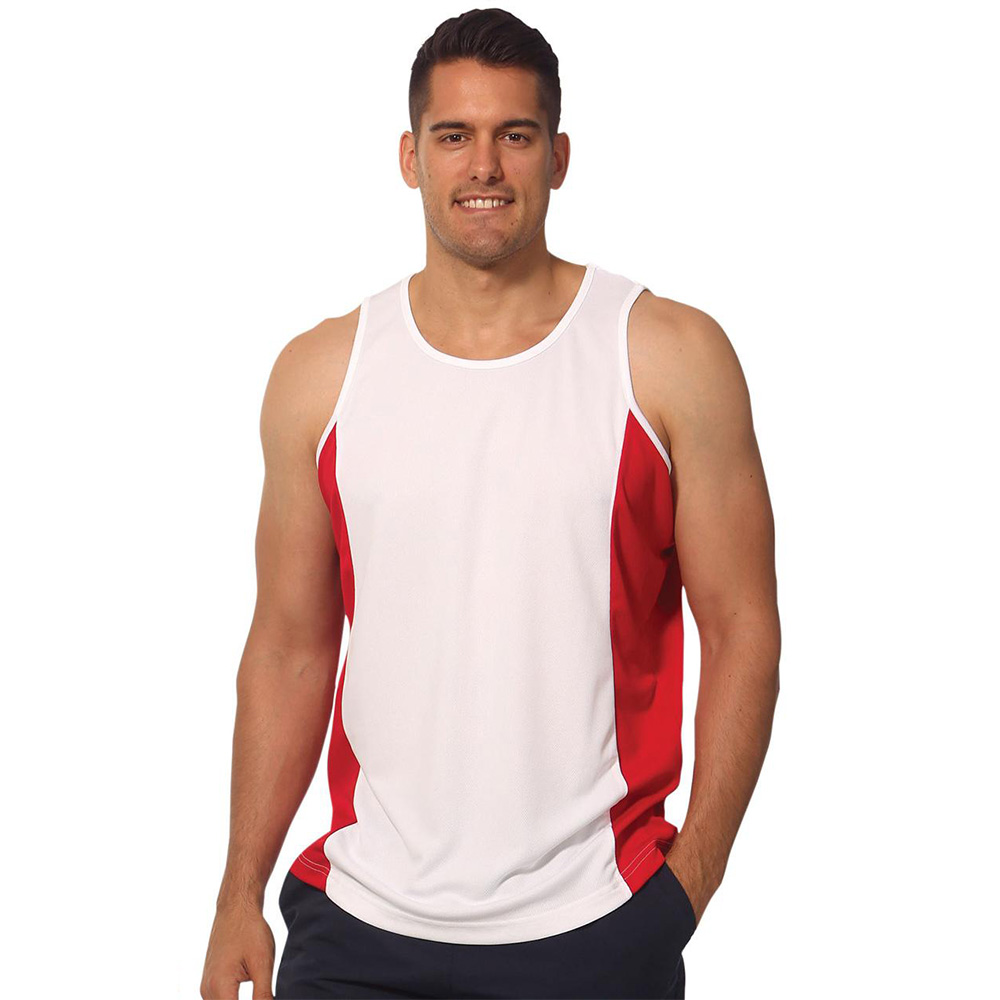 Men's Contrast Singlet