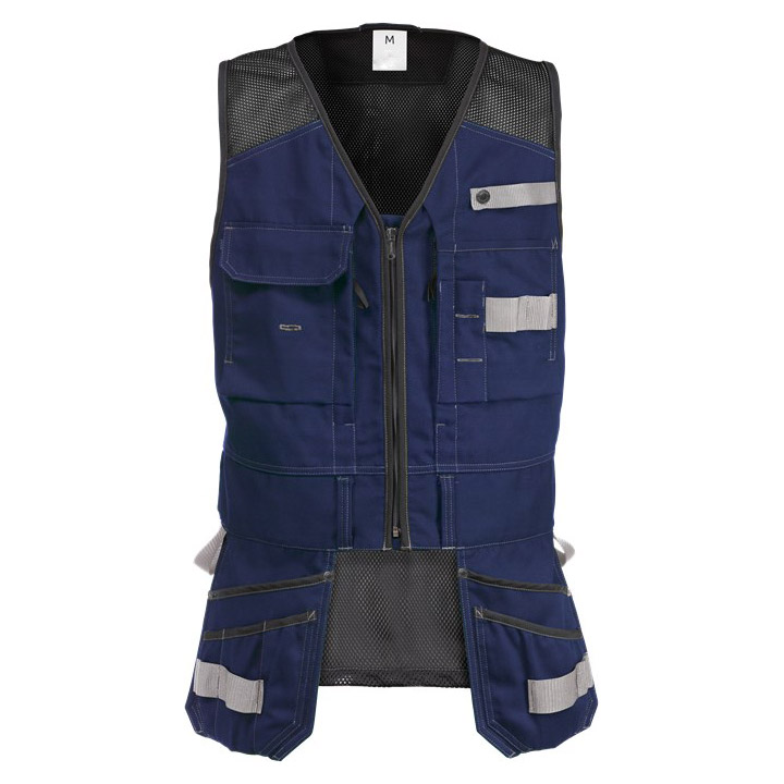 Classic Cotton-Poly Industrial Jeanswear Waistcoat