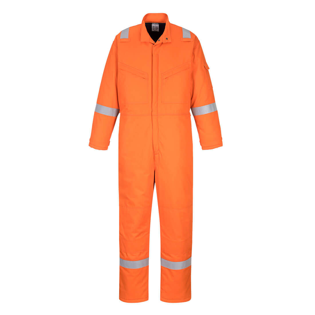 Durable Padded Flame-resistant Anti-Static Work Coverall 