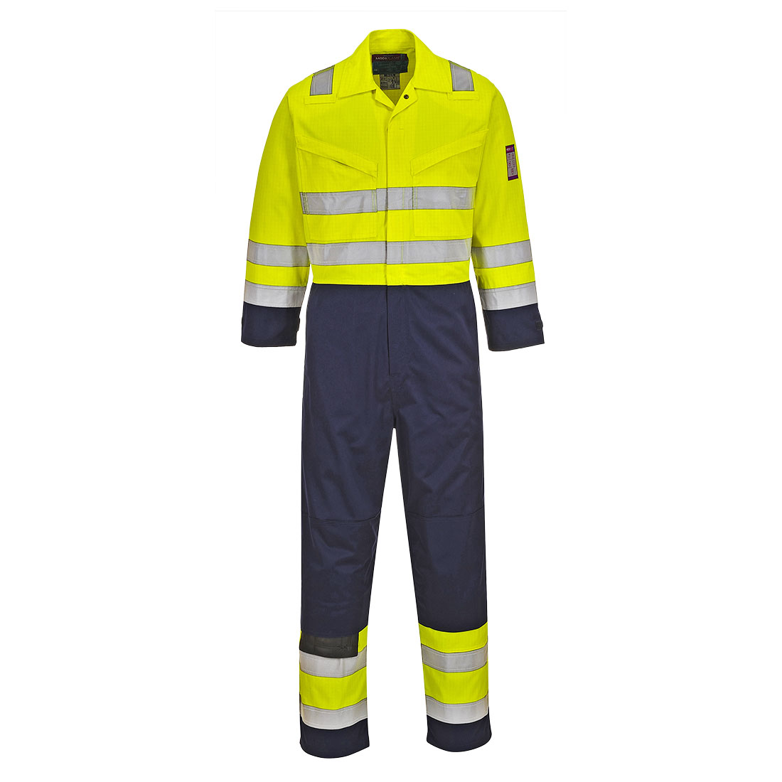 Hi-Vis Two-Tone Modaflame Inherent Flame Resistant Coverall 