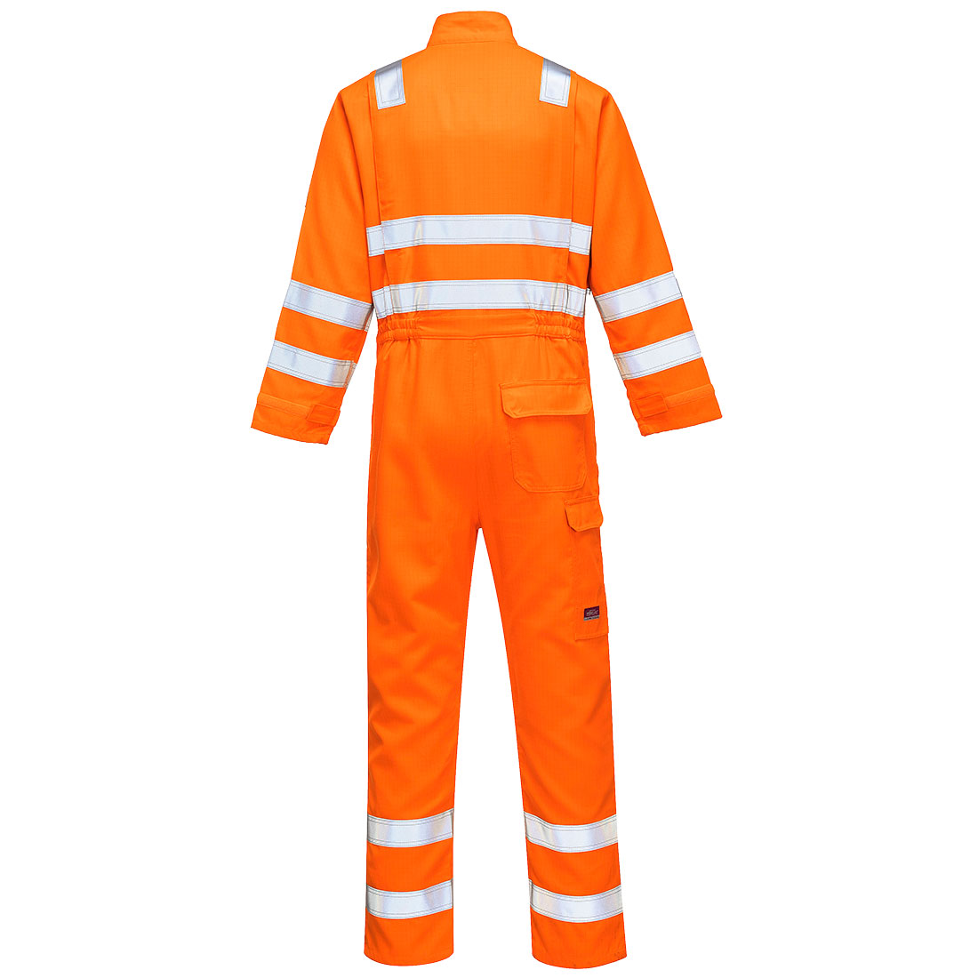 Heavy Duty Multi-Risk Modaflame Flame Resistant RIS Orange Coverall