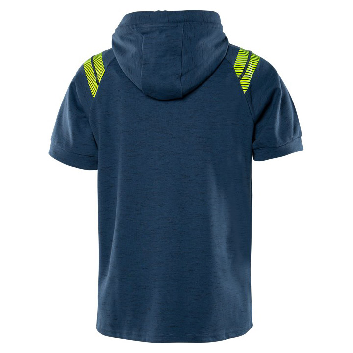 Breatbable Comfortable Short Sleeved Hooded Sweatshirt with Reflective Tape