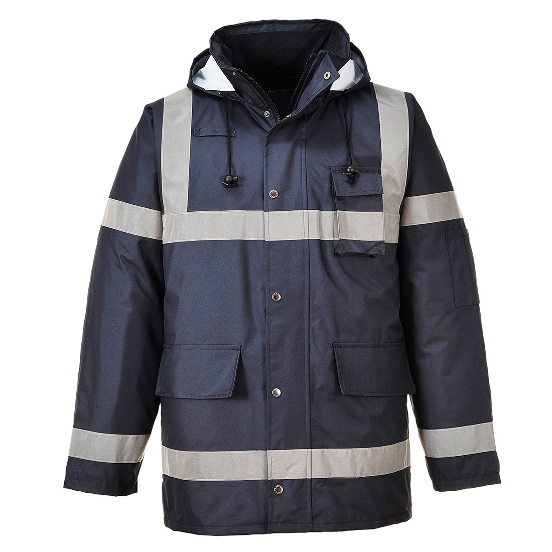 Hi-Vis Warming Windproof Waterproof Industrial Jacket with Stain Resistant