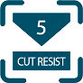 CUT RESISTANT - LEVEL 5 CUT RESISTANT - LEVEL 5