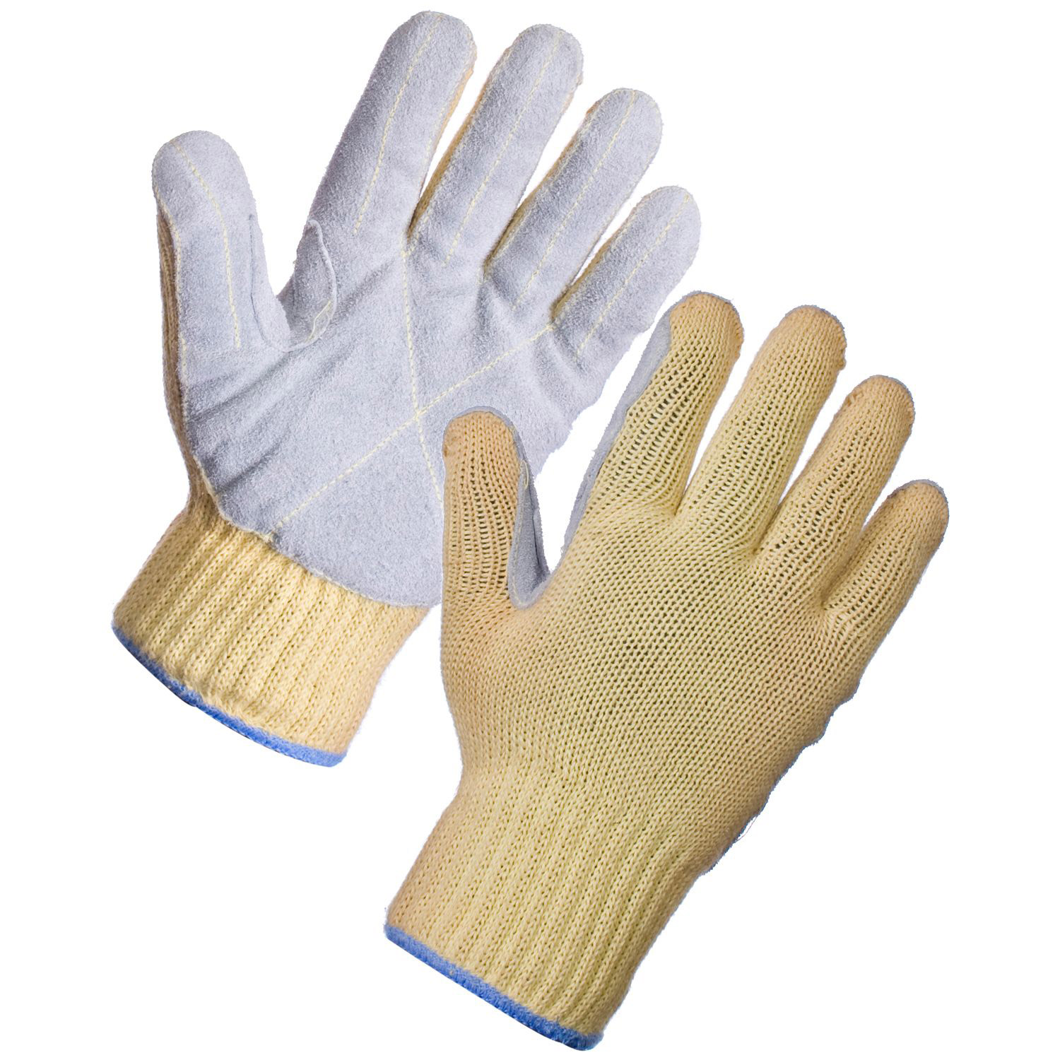 Kevlar Split Leather Palm Waterproof Cut Resistant Gloves