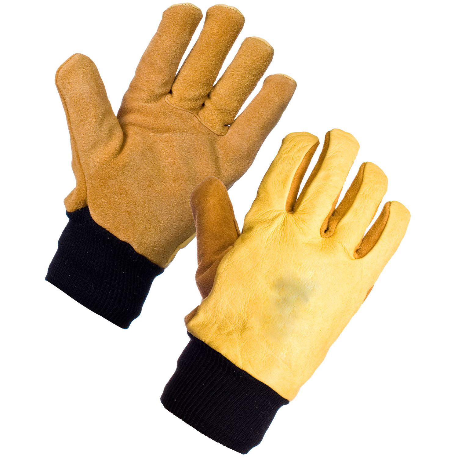 Fully Fleece Lined Thermal Leather Gloves