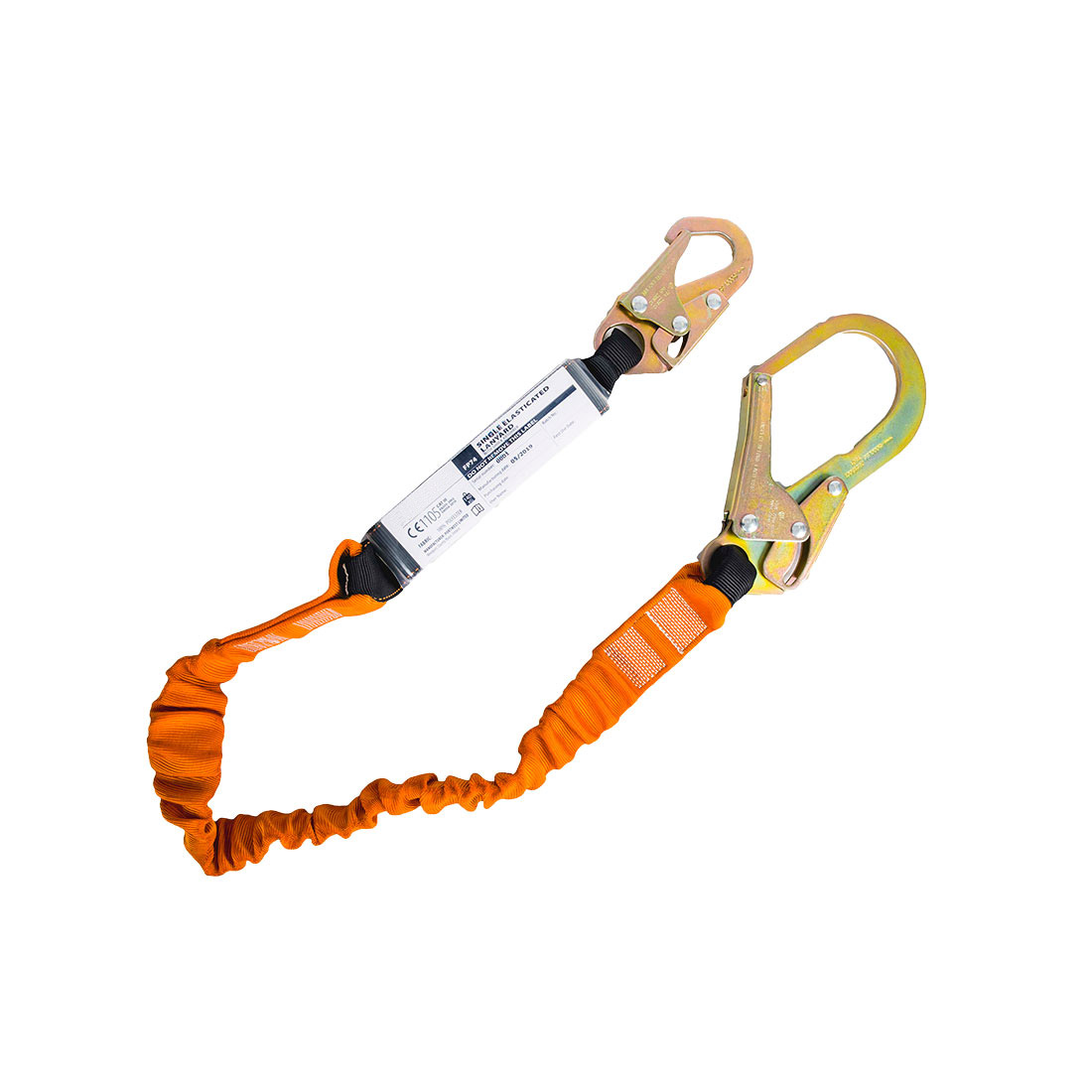 Lightweight Durable Single 140kg Lanyard with Shock Absorber