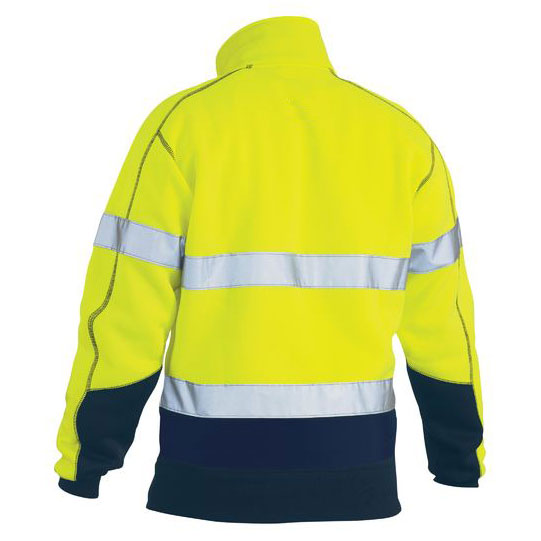 Hi Vis Two Tone Wet Weather Breathable Warming Fleece Pullover