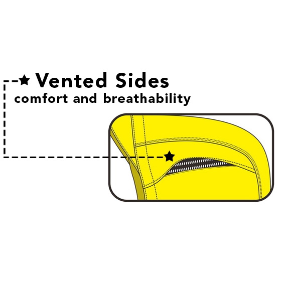 Lightweight Waterproof Hi-Vis 2 Tone Safety Rainwear Trench with Adjustable Hood