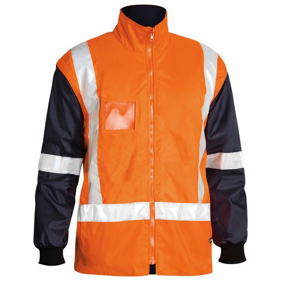Oxford Reflective Two Tone Breathable Wet Weather 5 IN 1 RAIN JACKET