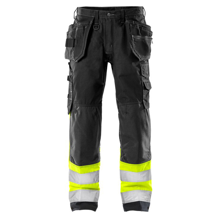 Hi-Vis Breathable Ripstop Craftsman Trousers Class 1