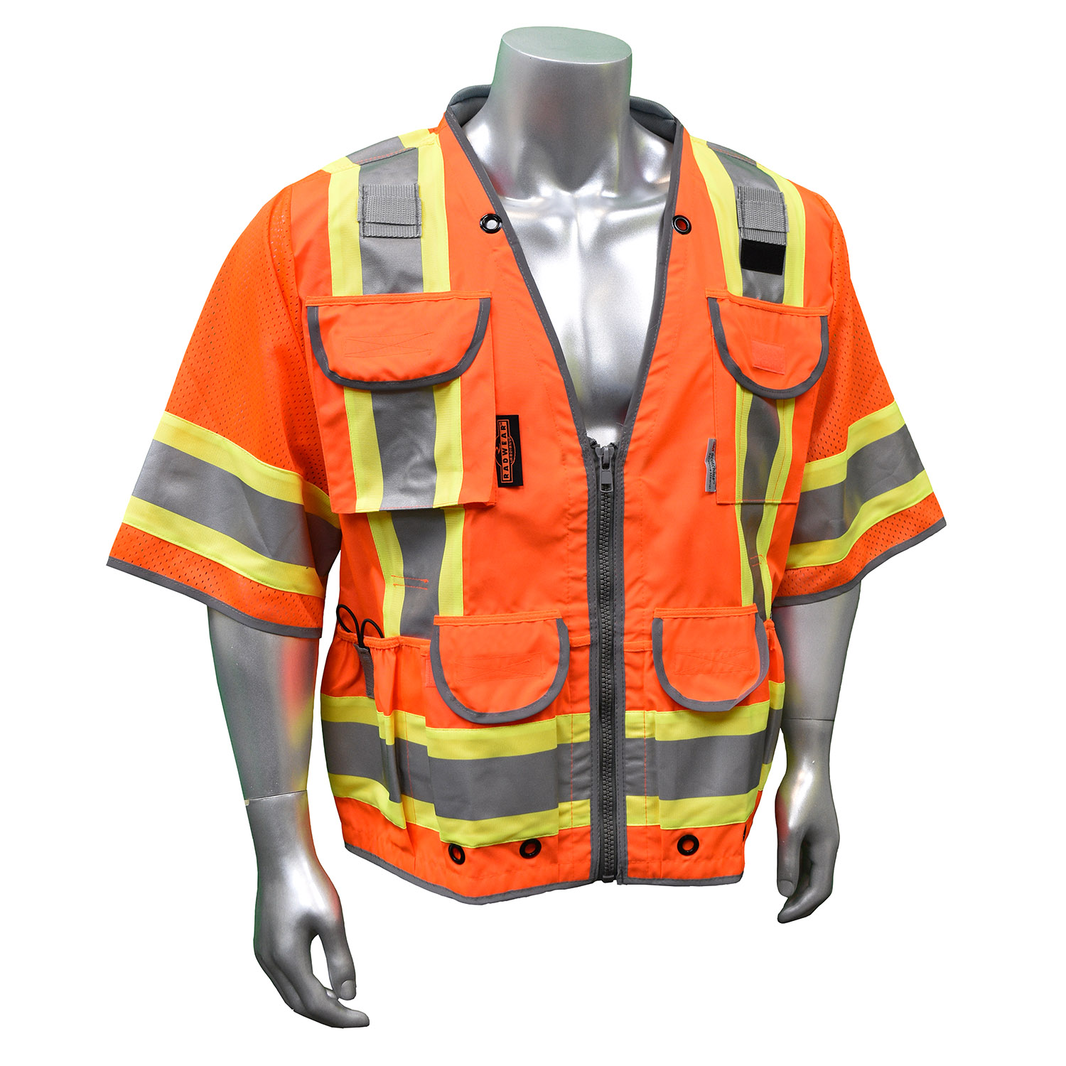 Hi-Vis Heavy Duty Series Safety Vest with Radio Pocket