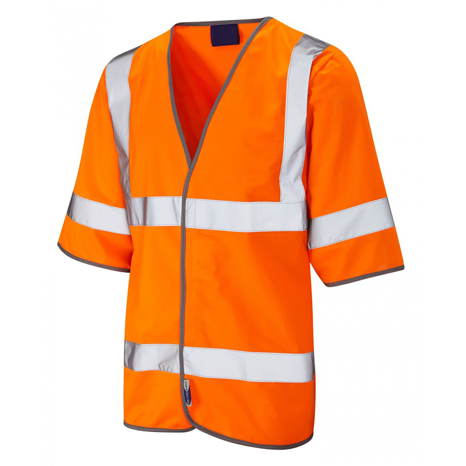 Hi-Vis Comfortable Breathable Half Sleeved Safety Waistcoat EN 20471 Class 3