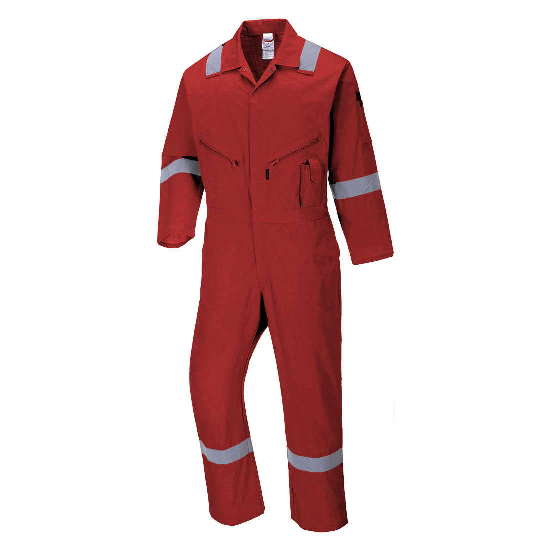 High Performance Ripstop Lightweight Cotton Coverall with Reflective Tape