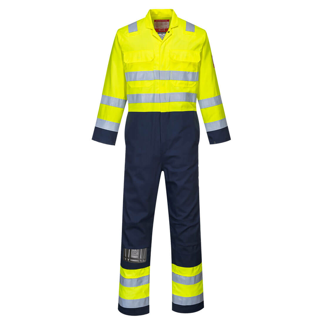 Hi-Vis Anti-Static Flame Resistant Soft and Breathable Pro Coverall