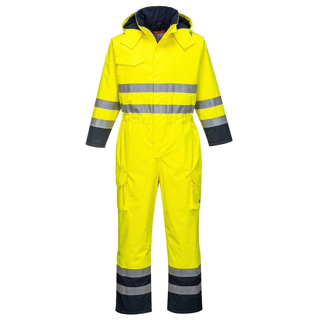 Flame Resistant Rain Hi-Vis Breathable Multifunction Coverall